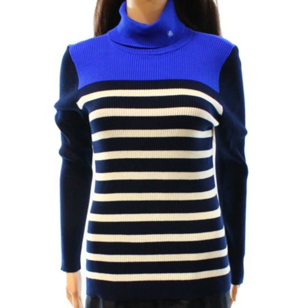 Ralph Lauren Striped Turtleneck